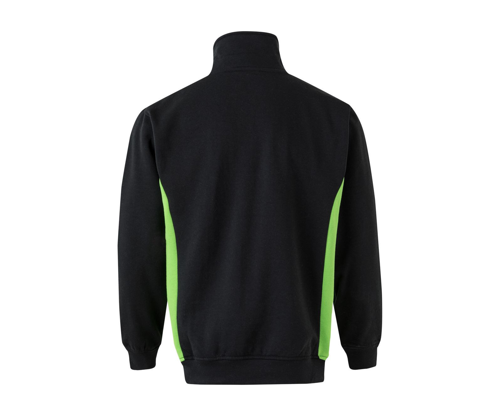 SWEAT BICOLORE COL ZIPPÉ