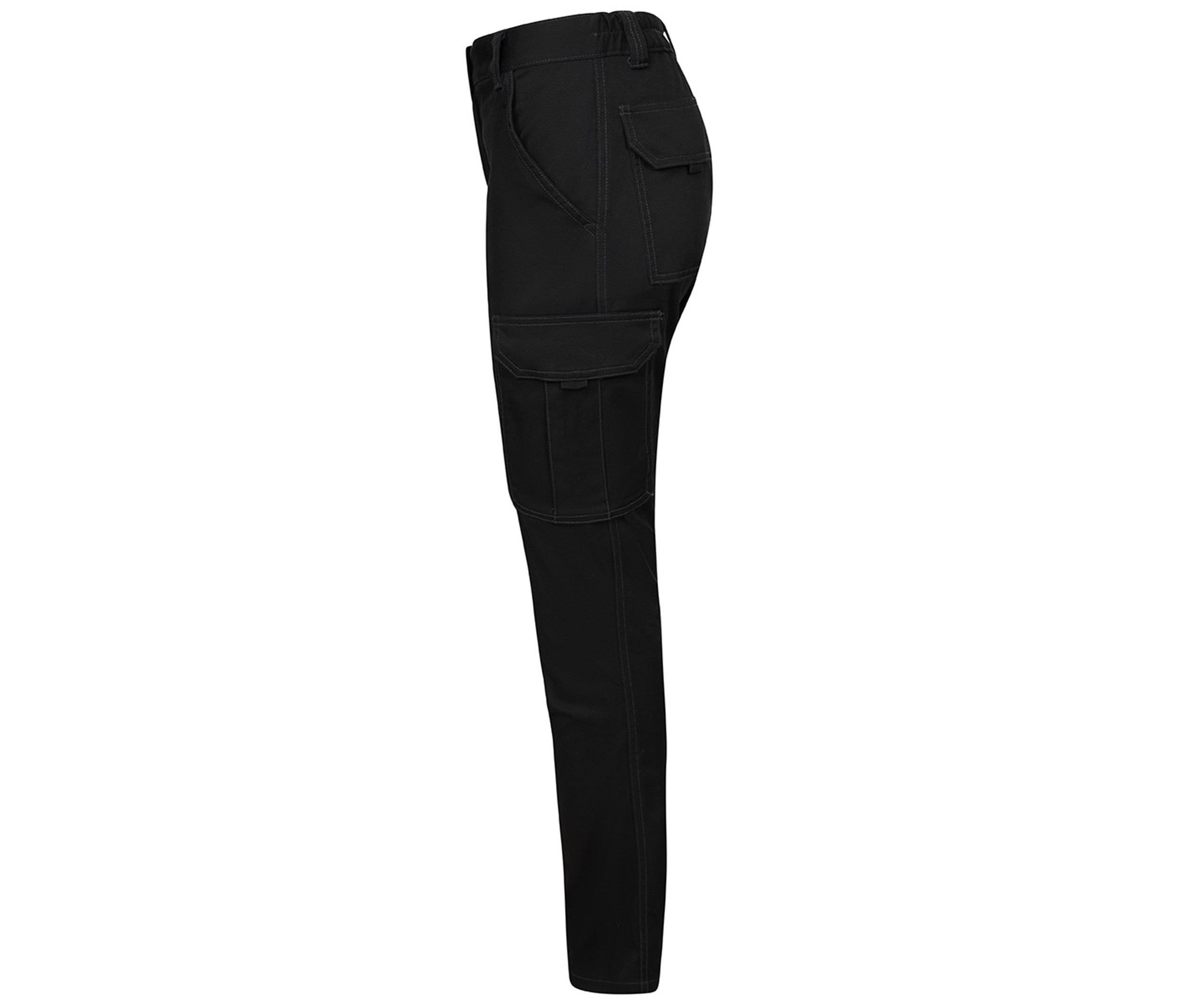 PANTALON STRETCH MULTI-POCHES FEMME
