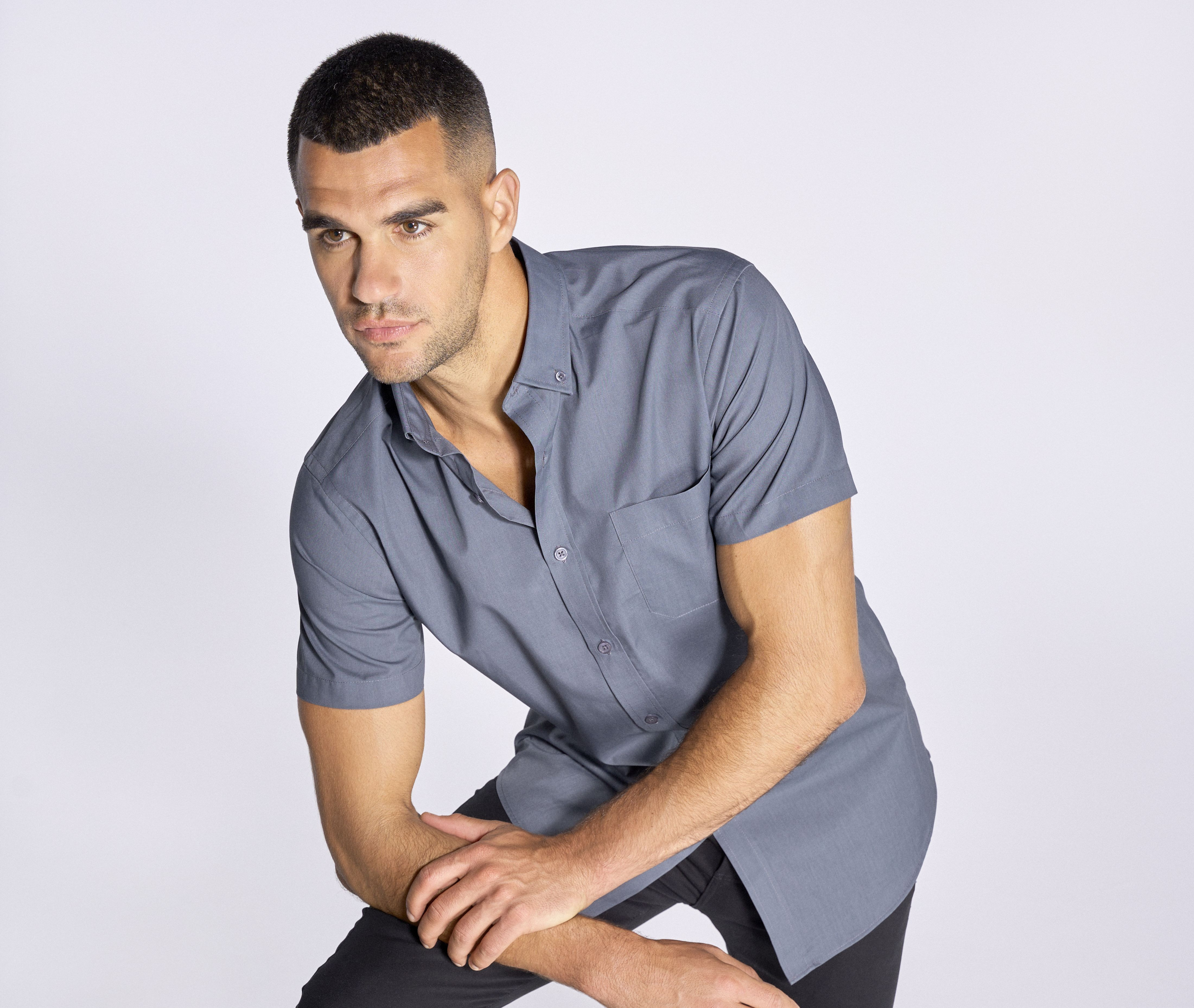 CASUAL & BUSINESS SS SHIRT POPLIN