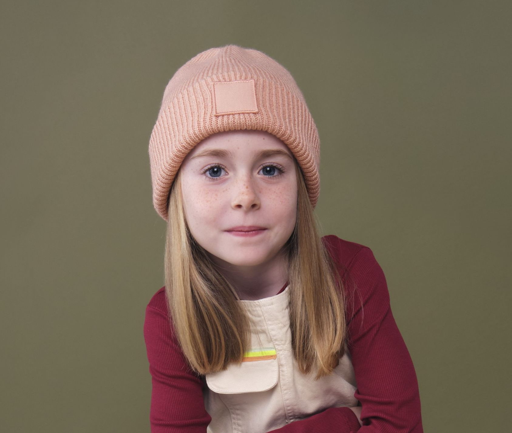KIDS DEEP CUFFED TONAL PATCH BEANIE
