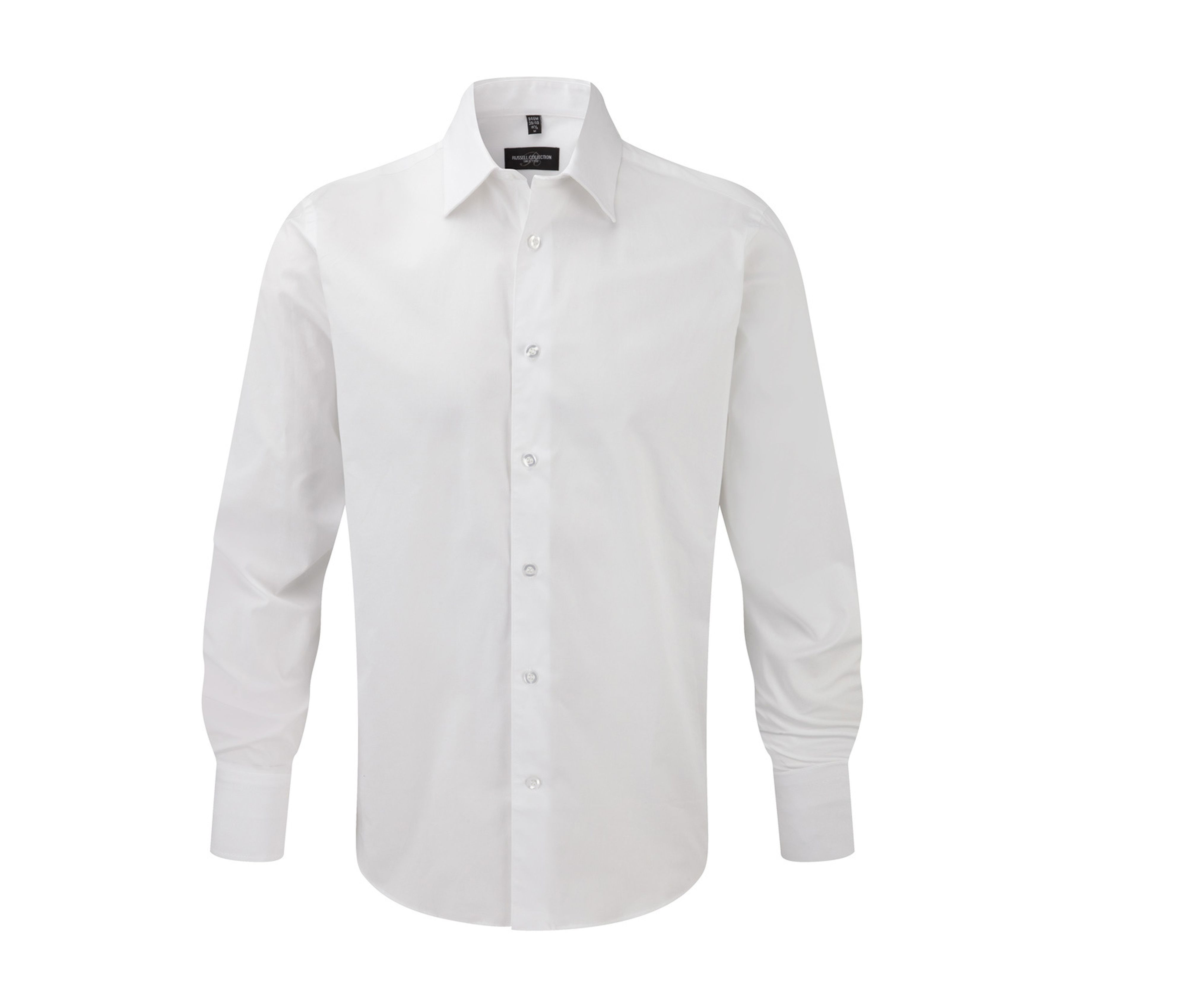 MEN'S LONG SLEEVE FITTED STRETCH SHIRT