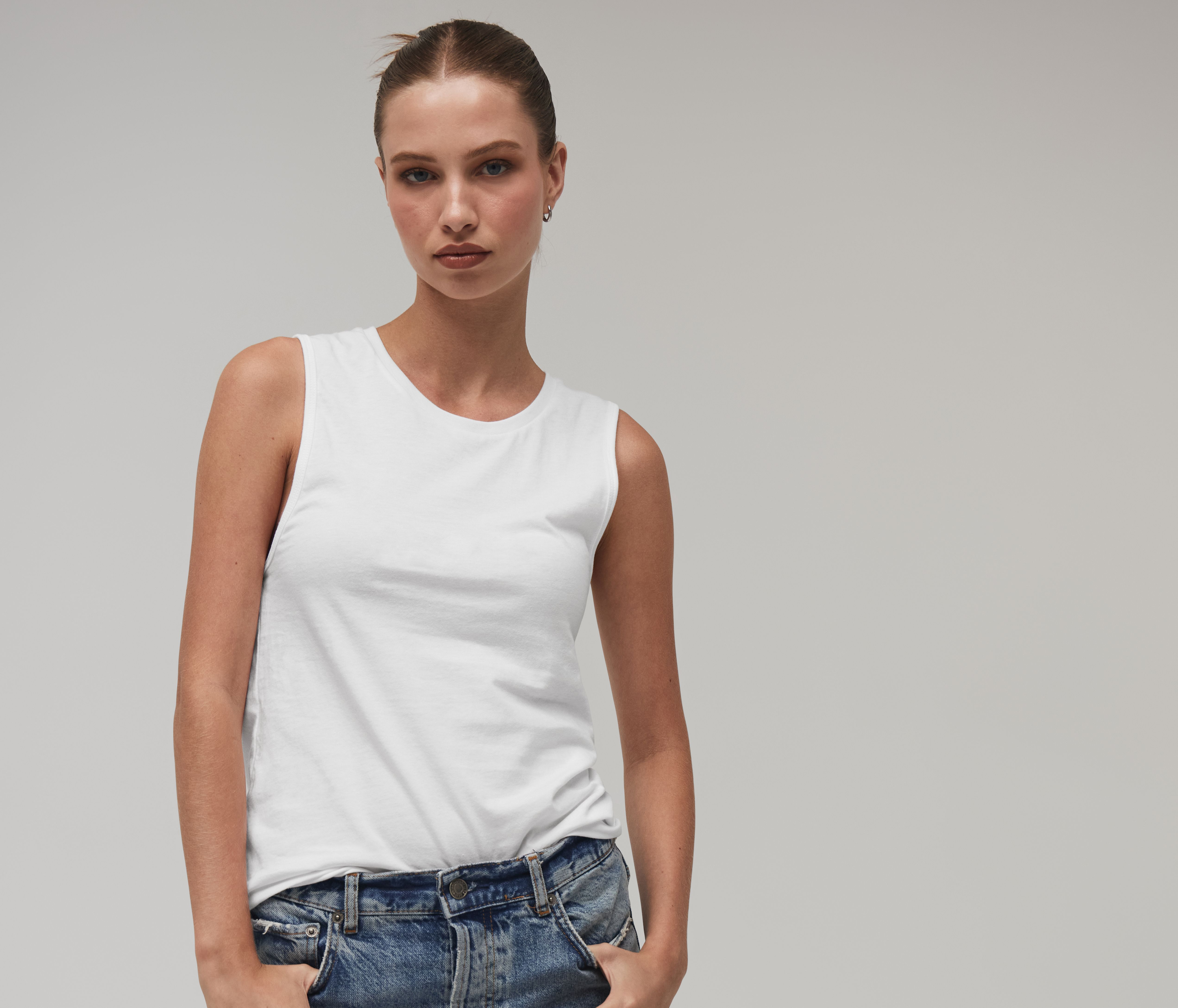 WOMEN'S JERSEY MUSCLE TANK