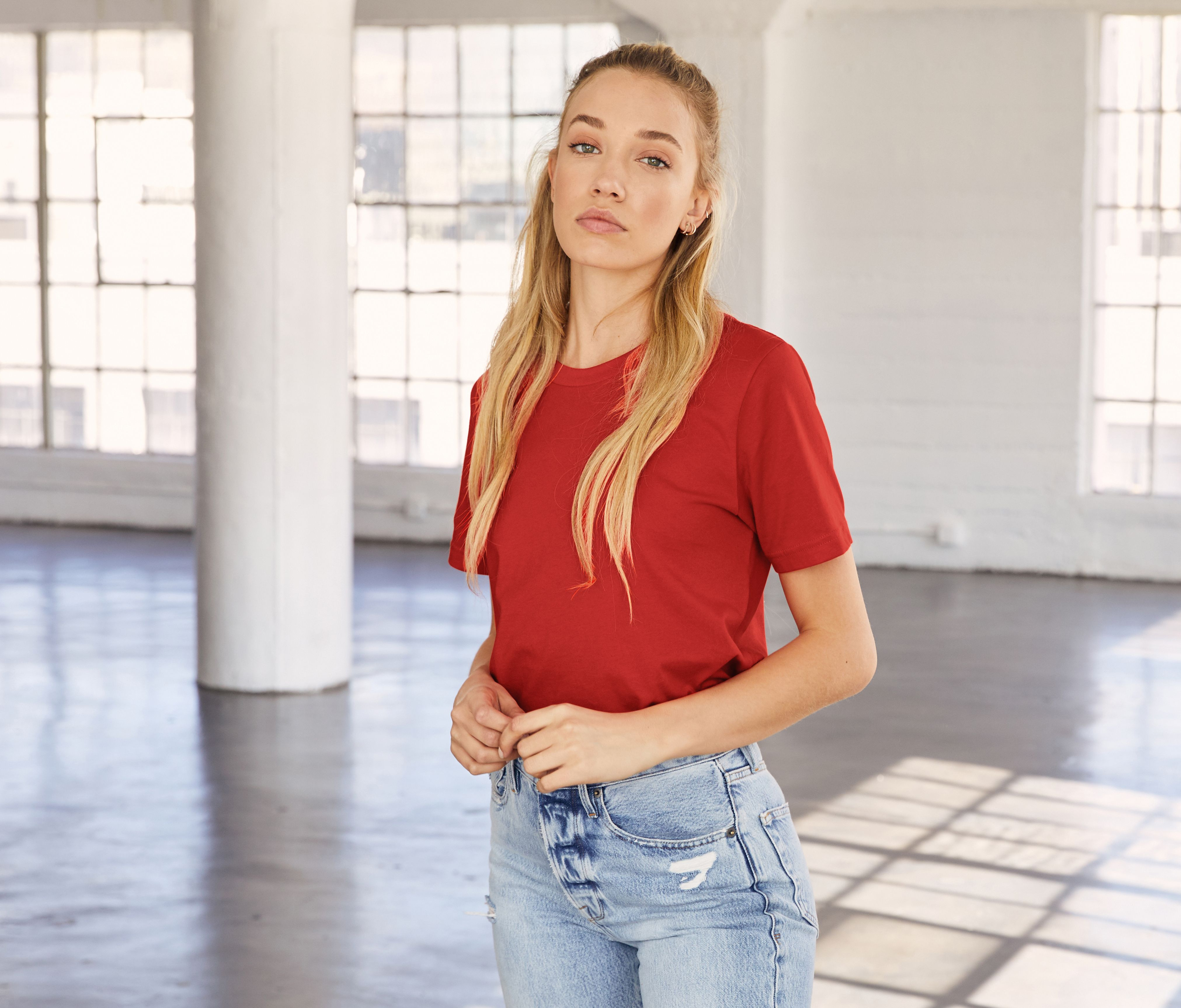WOMEN'S RELAXED JERSEY SHORT SLEEVE TEE