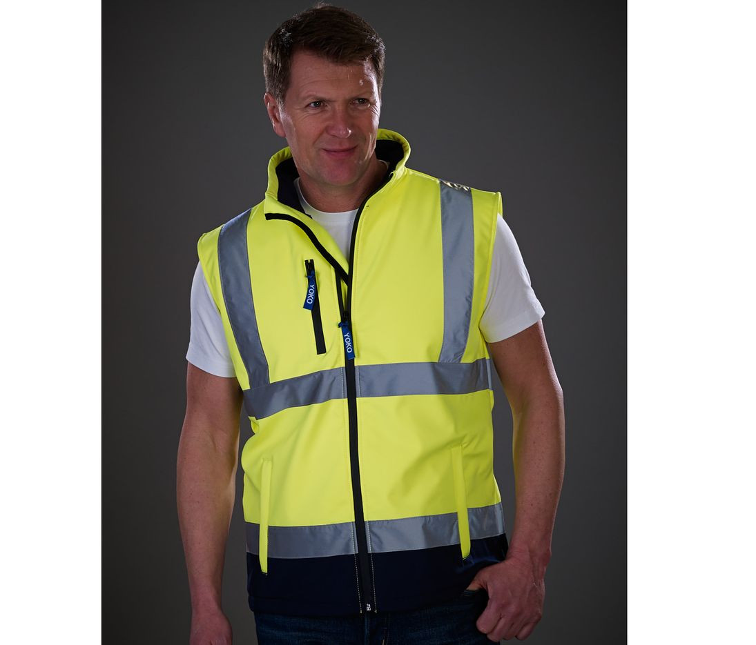 HI-VIS SOFTSHELL GILET
