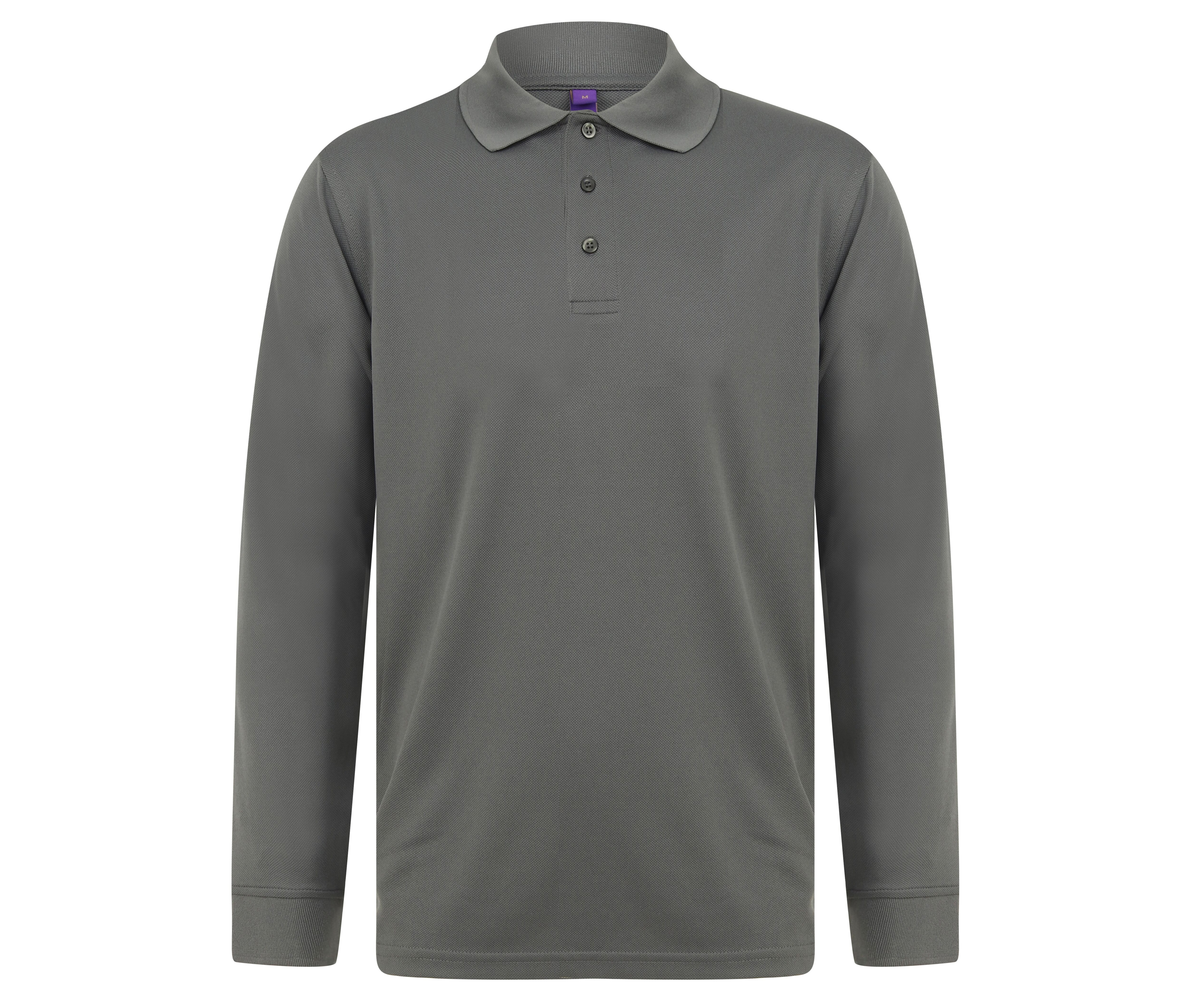 UNISEX COOLPLUS® LONG SLEEVED POLO SHIRT
