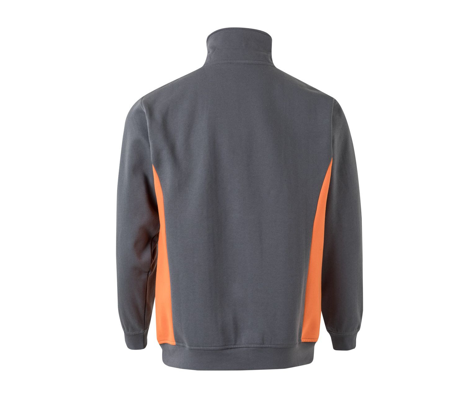 SWEAT BICOLORE COL ZIPPÉ