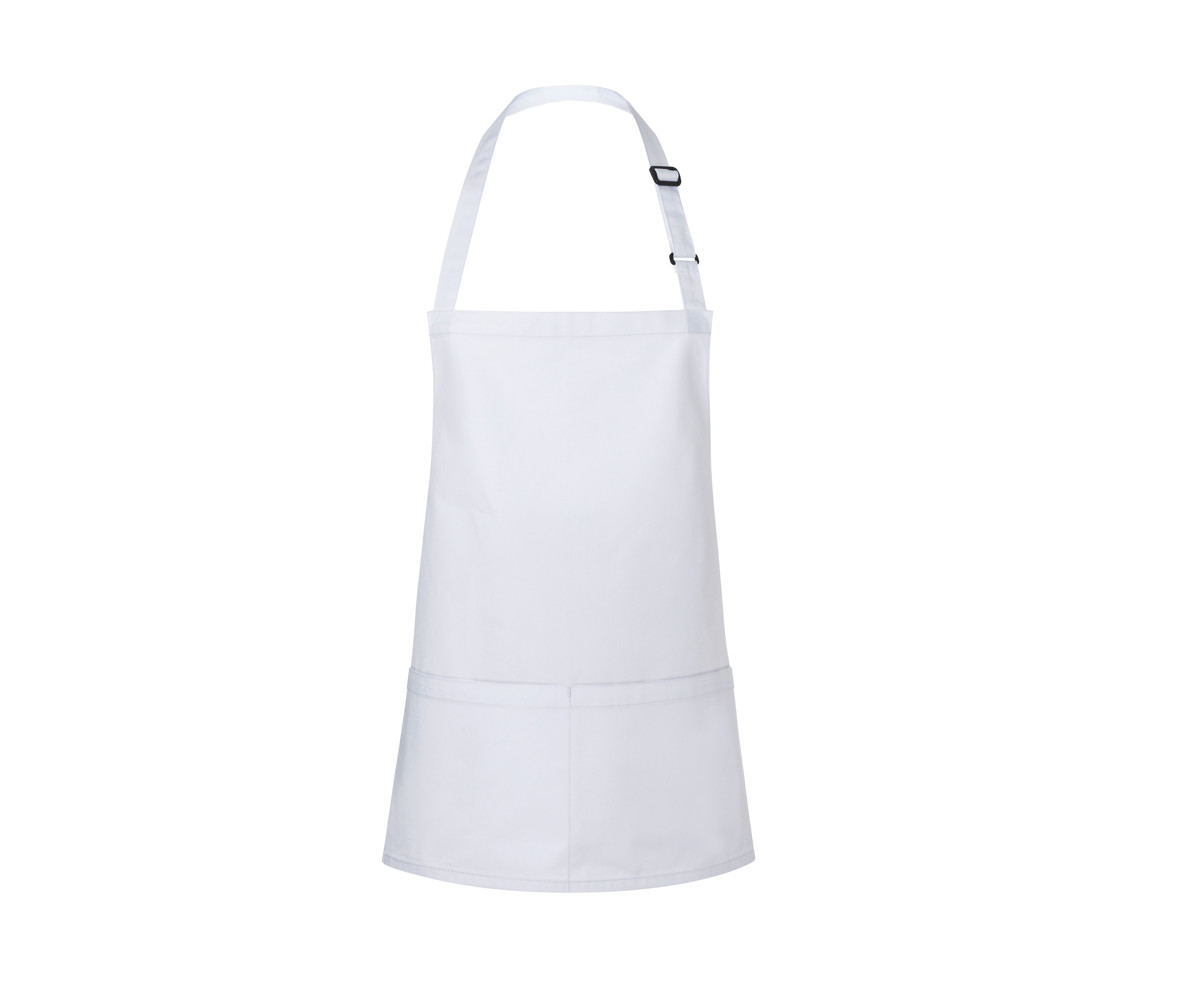 SHORT BIB APRON BASIC WITH BUCKLE AND POCKET