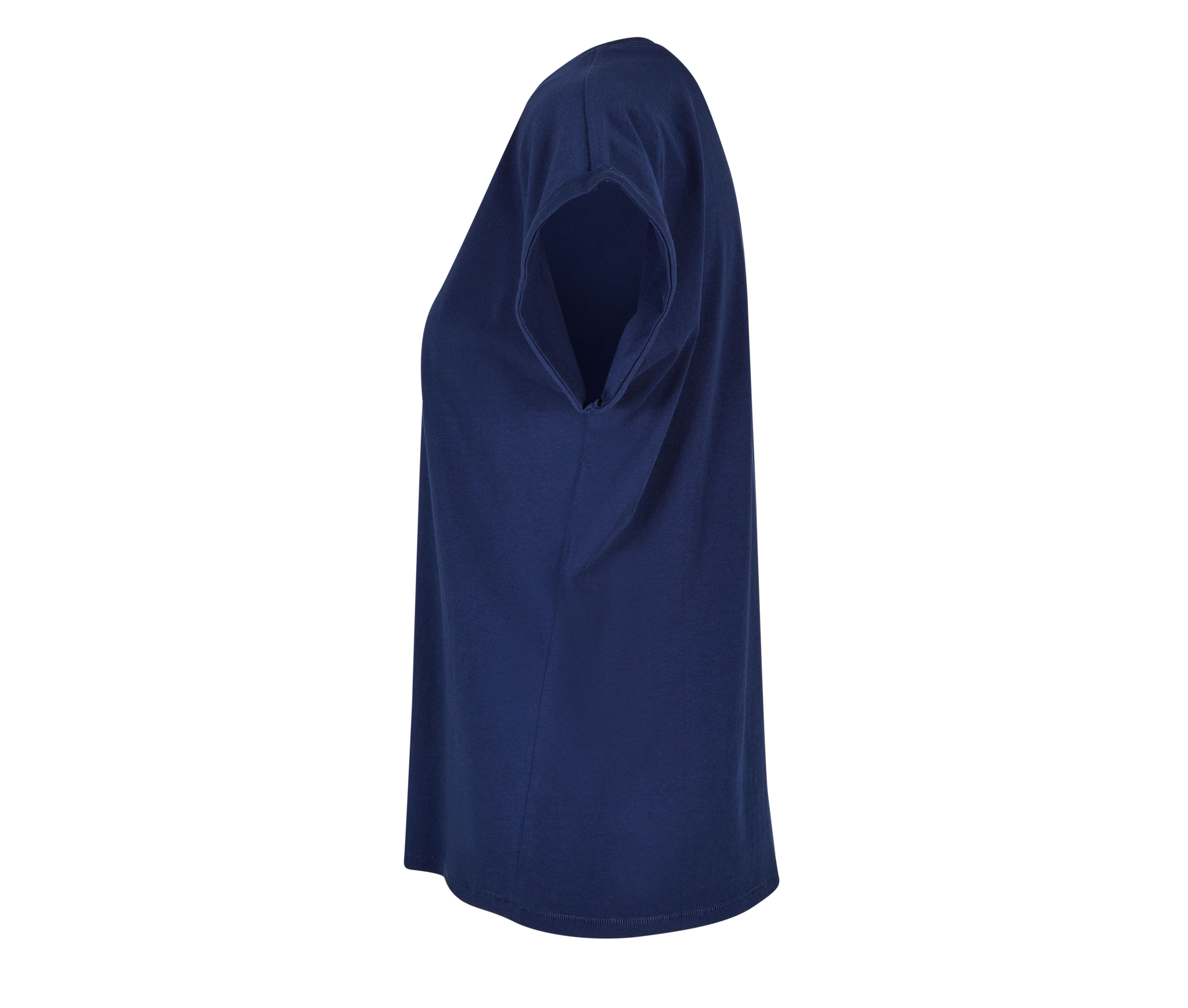 LADIES EXTENDED SHOULDER TEE