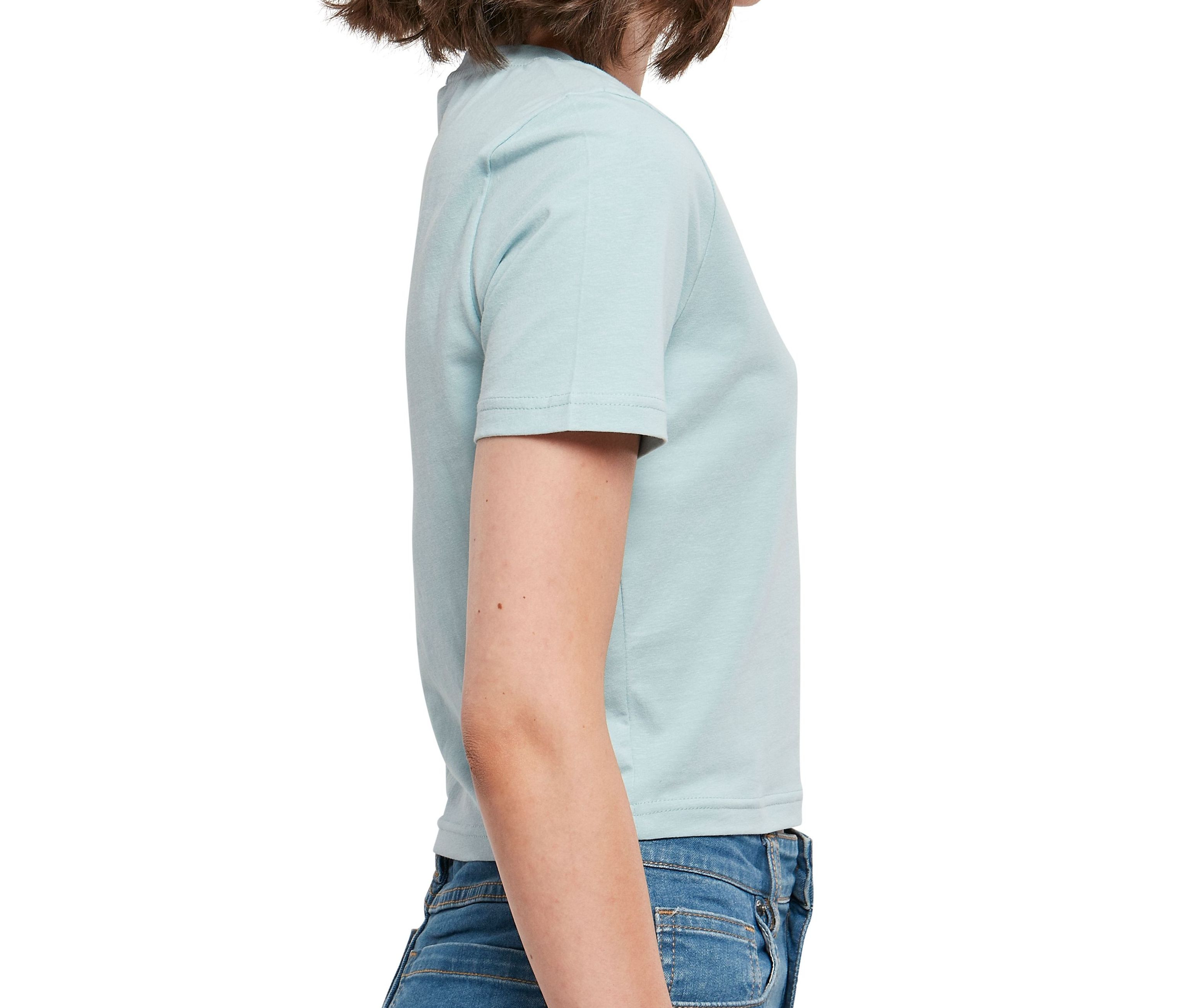 LADIES CROPPED TEE