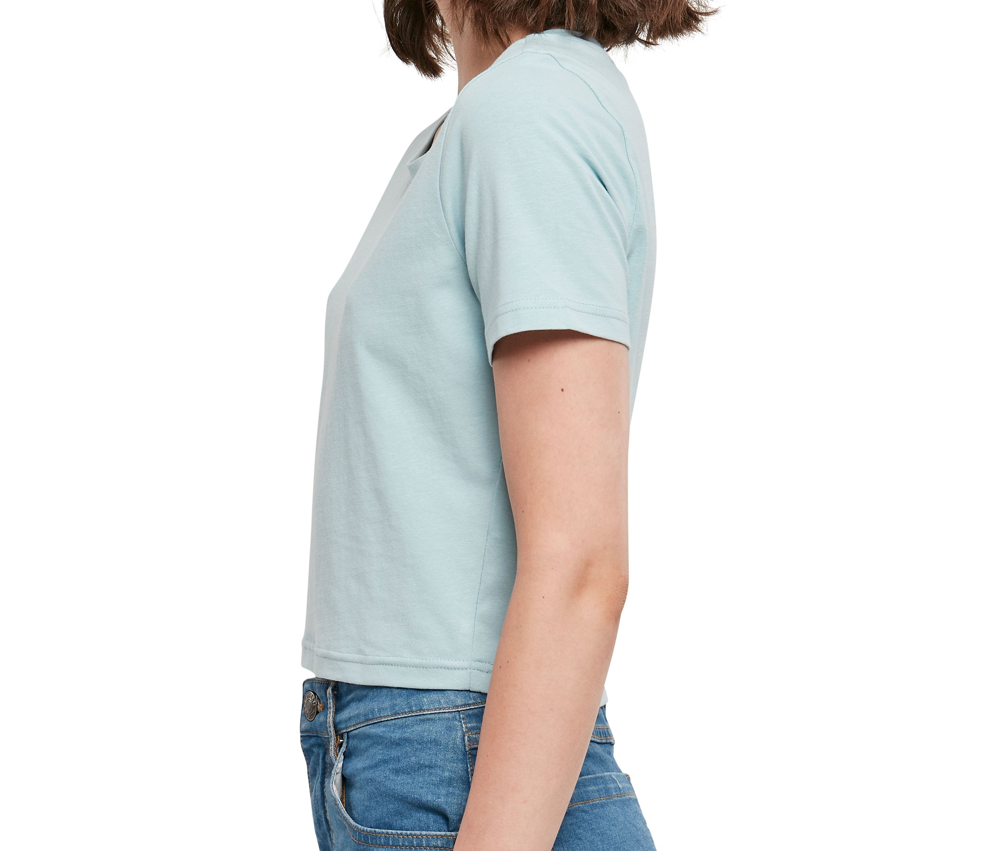 LADIES CROPPED TEE