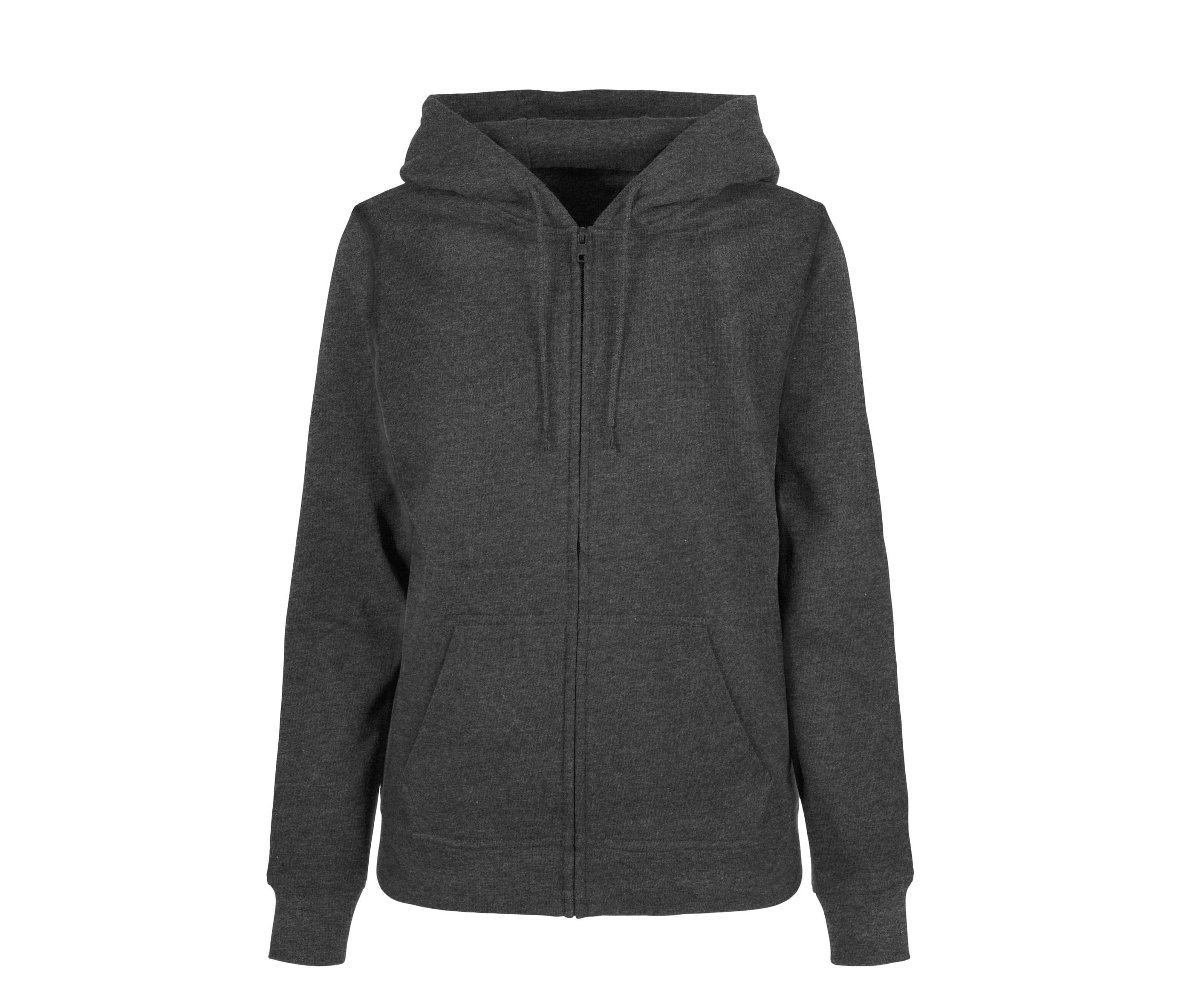 LADIES BASIC ZIP HOODY
