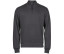 RIBBED INTERLOCK HALF ZIP