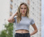 WOMEN' S TRI-BLEND CROPPED T
