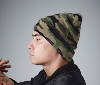 CAMO CUFFED BEANIE