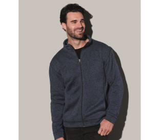 KNIT FLEECE JACKET