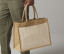 COTTON POCKET JUTE SHOPPER